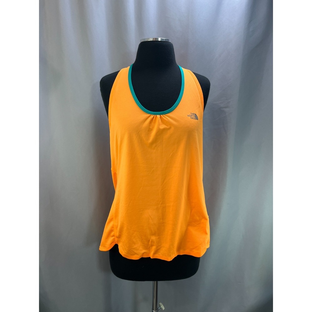 The North Face Flight Series Tank Top Womens L Orange Racerback Flashdry Workout